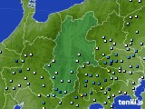 長野県のアメダス実況(降水量)(2015年07月16日)