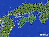 2015年07月16日の四国地方のアメダス(日照時間)