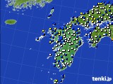 九州地方のアメダス実況(風向・風速)(2015年07月16日)