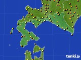 道南のアメダス実況(気温)(2015年07月17日)