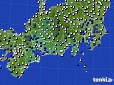 東海地方のアメダス実況(風向・風速)(2015年07月17日)