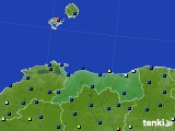 鳥取県のアメダス実況(日照時間)(2015年07月18日)