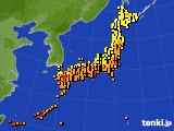 2015年07月18日のアメダス(気温)