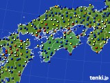 2015年07月19日の四国地方のアメダス(日照時間)