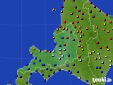 道央のアメダス実況(日照時間)(2015年07月19日)
