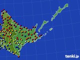 道東のアメダス実況(日照時間)(2015年07月19日)