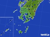 鹿児島県のアメダス実況(日照時間)(2015年07月19日)