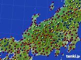 2015年07月20日の北陸地方のアメダス(日照時間)