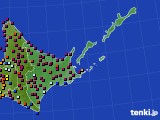 道東のアメダス実況(日照時間)(2015年07月20日)