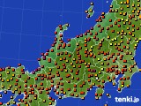 2015年07月20日の北陸地方のアメダス(気温)