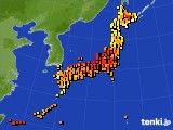 2015年07月20日のアメダス(気温)