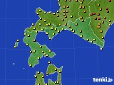 道南のアメダス実況(気温)(2015年07月20日)