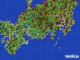 東海地方のアメダス実況(日照時間)(2015年07月21日)