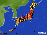 アメダス実況(気温)(2015年07月21日)