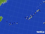 沖縄地方のアメダス実況(風向・風速)(2015年07月21日)