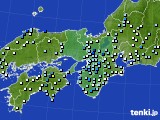 近畿地方のアメダス実況(降水量)(2015年07月22日)