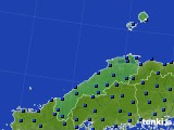 島根県のアメダス実況(日照時間)(2015年07月22日)