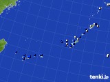 沖縄地方のアメダス実況(風向・風速)(2015年07月22日)