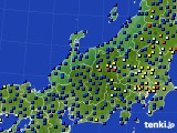 2015年07月23日の北陸地方のアメダス(日照時間)