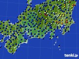 東海地方のアメダス実況(日照時間)(2015年07月23日)