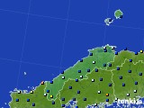 島根県のアメダス実況(日照時間)(2015年07月23日)