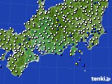 東海地方のアメダス実況(風向・風速)(2015年07月23日)