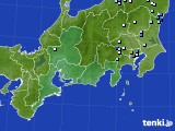 2015年07月24日の東海地方のアメダス(降水量)