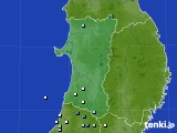 2015年07月24日の秋田県のアメダス(降水量)