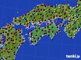 2015年07月24日の四国地方のアメダス(日照時間)