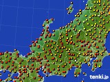 2015年07月24日の北陸地方のアメダス(気温)