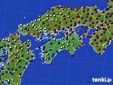 四国地方のアメダス実況(日照時間)(2015年07月26日)