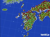 九州地方のアメダス実況(気温)(2015年07月26日)