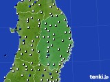 岩手県のアメダス実況(風向・風速)(2015年07月26日)