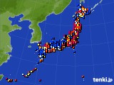 アメダス実況(日照時間)(2015年07月27日)