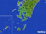 鹿児島県のアメダス実況(日照時間)(2015年07月27日)