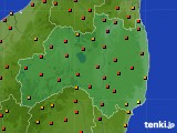 福島県のアメダス実況(気温)(2015年07月27日)