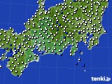 東海地方のアメダス実況(風向・風速)(2015年07月27日)