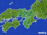 近畿地方のアメダス実況(降水量)(2015年07月28日)