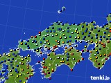 中国地方のアメダス実況(日照時間)(2015年07月28日)