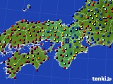 2015年07月30日の近畿地方のアメダス(日照時間)