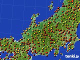 2015年07月30日の北陸地方のアメダス(気温)