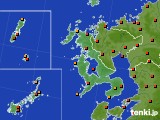 長崎県のアメダス実況(気温)(2015年07月30日)