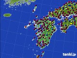 2015年08月02日の九州地方のアメダス(日照時間)