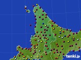 2015年08月02日の道北のアメダス(日照時間)