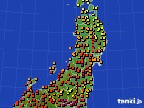 東北地方のアメダス実況(気温)(2015年08月02日)