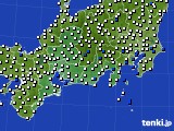東海地方のアメダス実況(風向・風速)(2015年08月02日)