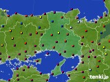 兵庫県のアメダス実況(日照時間)(2015年08月03日)