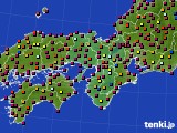 近畿地方のアメダス実況(日照時間)(2015年08月04日)