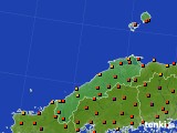 島根県のアメダス実況(気温)(2015年08月04日)