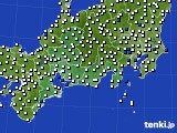 2015年08月04日の東海地方のアメダス(風向・風速)